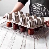 Leota Cannele Khuôn Bánh Ngọt Muffin Mousse Món Tráng Miệng Pháp Máy Nướng Bánh Chảo