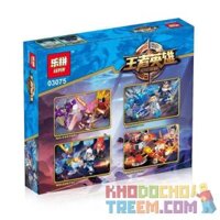 LEPIN 03075A 03075B 03075C 03075D non Lego 4 NHÂN VẬT bộ đồ chơi xếp lắp ráp ghép mô hình King Of Glory Hegemony KING HERO Game Liên Quân 733 khối