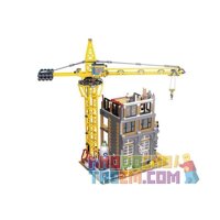 LEPIN 15031 non Lego CÔNG TRƯỜNG XÂY DỰNG bộ đồ chơi xếp lắp ráp ghép mô hình Creator MODULAR CONSTRUCTION SITE Sáng Tạo 4425 khối