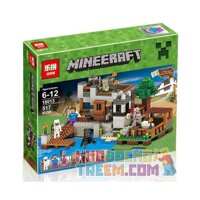 LEPIN 18013 non Lego BẾN THUYỀN bộ đồ chơi xếp lắp ráp ghép mô hình Minecraft Game Xây Dựng