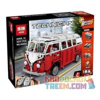 LEPIN 20054 REBRICKABLE MOC-5169 5169 MOC5169 MOC-5168 5168 MOC5168 non Lego XE Ô TÔ CẮM TRẠI bộ đồ chơi xếp lắp ráp ghép mô hình Technic VOLKSWAGEN TYPE 2 T1 BUS MANUAL Kỹ Thuật Công Nghệ Cao Mô Hình Phương Tiện 3471 khối