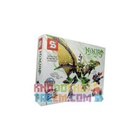 LEPIN 39008 SHENG YUAN SY SY810 S8200 8200 non Lego NINJA CƯỠI RỒNG XANH bộ đồ chơi xếp lắp ráp ghép mô hình The Lego Ninjago Movie LLOYD GREEN DRAGON Ninja Lốc Xoáy 346 khối