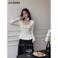 Les Fortes Áo Len áo khoác cardigan Popular Trendy Korean Fashion WMY2393F5C 51Z231219