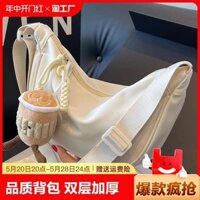 lesac charles&keith Túi Bánh bao, Túi lưỡi liềm nữ, Túi đeo vai mới 2024, Túi đeo vai mùa xuân và mùa hè, giản dị và đa năng, Túi nhỏ đi lại, Túi đeo chéo
