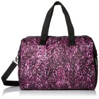 LeSportsac Melanie Cross Body Bag, Violet Cheetah, One Size
