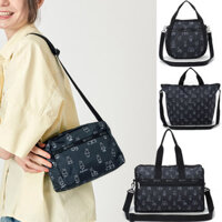 Lesportsac Sản phẩm mới In hình hoạt hình Thỏ đen Túi xách nữ Túi đeo chéo L262