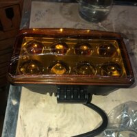 Lét 8 mắt đèn lét vàng rẻ (NEW) rẻ vô địch 12v 24v lắp ô tô xe máy xe đạp điện tàu thuyền