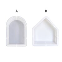 Let * Khuôn Silicon Lớn Cho Nhựa Đúc DIY Nhựa Nghệ Thuật Bookend Nhựa Khuôn Cưới Lễ Tình Nhân Kỷ Niệm Bookend Mol