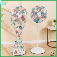 LETIGO Quạt sàn Vỏ bảo vệ quạt Họa tiết in Kèm theo đầy đủ Vỏ chống bụi bẩn Chất lượng cao Chống bụi Nắp che bụi của quạt điện