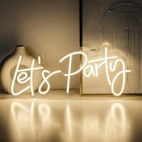 LETS PARTY - Biển quảng cáo đèn LED - logo neon treo tường
