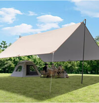 Lều bạt chống thấm nước, tấm tank bạt chống thấm nước cắm trại dày rộng, tiện lợi