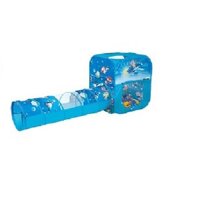 Lều bóng cho bé hình vuông có ống chui kèm 100 quả bóng CBH-04