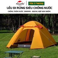 Lều cắm trại 2 người chống nước, khung nhôm siêu nhẹ NatureHike NH18Z033-P