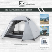 Lều cắm trại dã ngoại 2-4 người chính hãng BSWOLF-ZL046, có nguyên một lớp áo phủ ngoài chống mưa nắng côn trùng