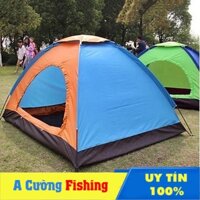 Lều cắm trại dã ngoại, lều phượt du lịch 2 -3 người cao cấp cửa 2 lớp chống thấm nước, chống muỗi, dễ dàng gấp gọn