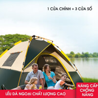 Lều Cắm Trại Dã Ngoại Tự Bung 1 Lớp 3-4 Người SPW15