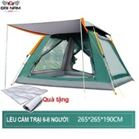 Lều Cắm Trại Du Lịch Tự Bung 6-8 Người Vải Siêu Chống Nắng Và Mưa Cao Cấp Đại Nam Sport + Tặng Nệm Chống Ẩm