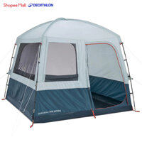 Lều cắm trại gia đình Arpenaz Base cho 6 người Xanh/Xám DECATHLON QUECHUA mã 8648391