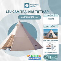 Lều cắm trại kim tự tháp 6-8 người BSWOLF-ZL057 dã ngoại, phượt cho gia đình, team building tiện lợi chính hãng