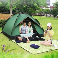 Lều cắm trại tự bung 2 cửa size to 4 6 người khung chắc loại 1 đi phượt picnic dã ngoại du lịch thiên nhiên (2x2x1,5)M