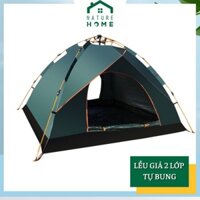 Lều Cắm Trại Tự Bung Giả 2 Lớp, Lều Cắm Trại Dã Ngoại Dành Cho 3-4 Người Thoáng Mát_Naturehome