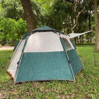 Lều cắm trại tự bung hình lục giác có mái hiên cao cấp, kt 2.4mx2.4m phù hợp cho 3-5 người (mã LT61)