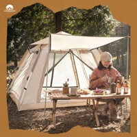 Lều cắm trại tự bung Campingcorner cho 4 - 6 người -  2 lớp thông thoáng, chống muỗi và tia bức xạ