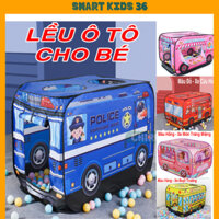 Lều Cho Bé Gái , Bé Trai Hoạt Tiết xe con - Nhà đồ giải trí Lều Bóng Tự Bung trò chơi trong gia đình đồ giải trí trẻ con