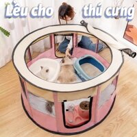 Lều cho mèo,Lều thú cưng rộng rãi, Thiết kế lưới chống côn trùng, Có thể gập lại,Lều thú cưng cỡ lớn