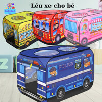 Lều chơi bóng cho bé. Lều cắm trại cảnh sát, cứu hoả SIZE LỚN khung thép cứng cáp thích hợp chơi trong nhà, dã ngoại