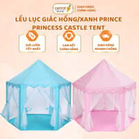 Lều Công Chúa Cho Bé Kiểu Dáng Lục Giác Hàn Quốc Có Rèm Che, Lều Lục Giác Princess Castle