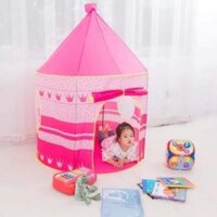 (LỀU CÔNG CHÚA) Lều Công Chúa Cho Bé Gái - Lều Chơi Nhà Chòi Cổ Tích Không Kèm Bóng.