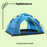 Lều dã ngoại Gazelle Outdoors GL1666 tự bung dành cho 4-6 người-Lều cắm trại 2 lớp chống thấm mưa cực tốt- Family Travel