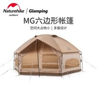 Lều nấm Glamping Naturehike  3, 4 người - NH21ZP001 (Lều Mông Cổ phong cách Vintage Chính hãng)