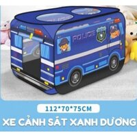 Lều Nhà Banh mô hình xe Cảnh Sát - Cứu Hỏa