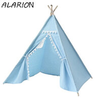 Lều Nhà Chơi Trẻ Em ALARION, Lều Cắm Trại Windows Có Thể Gập Lại, Lâu Đài Chơi Tóc Giả Màu Hồng 1.6M Bền Trẻ Em Teepee Lều Đồ Chơi Trẻ Em