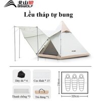 Lều tháp tự bung 2 cửa cắm trại dã ngoại BSW-ZL067 (230*320*215cm)