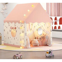 Lều trẻ em, lều lâu đài bé trai bé gái, lều ngủ cho bé có rèm che, KHUNG KIM LOẠI CAO CẤP  vải dù cao cấp