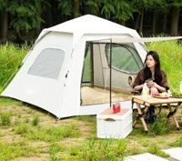 Lều tự bung tự động Desert Camel kích thước 2mx2m hiện đại, có mái hiên cực đẹp (mã LT57)