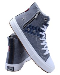 Levi's Mens Zip Ex Hi Mid Mngrn Sneaker,Navy