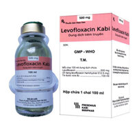 Levofloxacin Kabi 100ml điều trị nhiễm khuẩn như viêm phổi, nhiễm khuẩn da