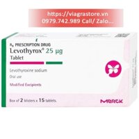 Levothyrox 25µg Merck (Hộp 2 vỉ x 15 viên)