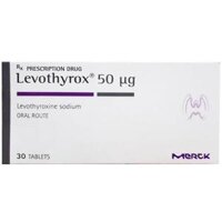 Levothyrox 50 hộp 2 vỉ Merck