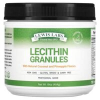 Lewis Labs Lecithin Granules Natural Coconut and Pineapple 16 oz (454 g)