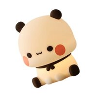 Lex Kids Phòng Ngủ Đèn Ngủ Hình Gấu Trúc Đèn Ngủ Silicon Cảm Biến Cảm Ứng Ánh Sáng