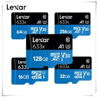 Lexar 128GB 256GB 512GB Thẻ Micro SDXC U3 32GB 64GB Thẻ nhớ Micro SD SDHC Thẻ TF tốc độ cao Class10 633X 95M / s