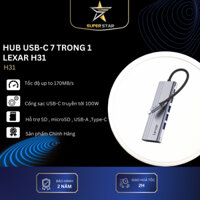 Lexar® H31 7-in-1 USB-C Hub