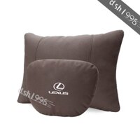 Lexus IS250 CT200H ES250 GS250 IS250 LX570 LX450d NX200T RC200T RX300 RX330 RX350 Gối Tựa Đầu Chất Liệu Da Lộn Cho Xe Hơi