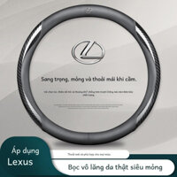 Lexus rx350 nx200 lx600 es 250 nx350 ux es Bọc vô lăng Tay lái bằng da Tay lái bằng sợi carbon Tay lái ô tô Phụ tùng ô