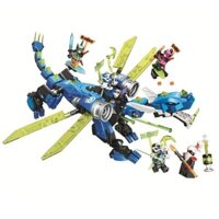 Leyi 11488 Đồ chơi khối xây dựng trò chơi kỹ thuật số 2D Shenlong của Ninjago Jay 71711